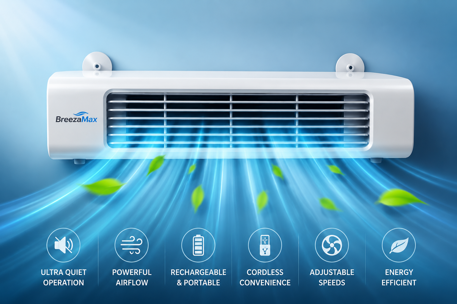Qinux BreezaMax Portable Cooling Fan